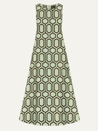 NATASHA dress Pavilion Mint - Lesley Evers-Dress-gown-natasha