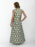NATASHA dress Pavilion Mint - Lesley Evers-Dress-gown-natasha