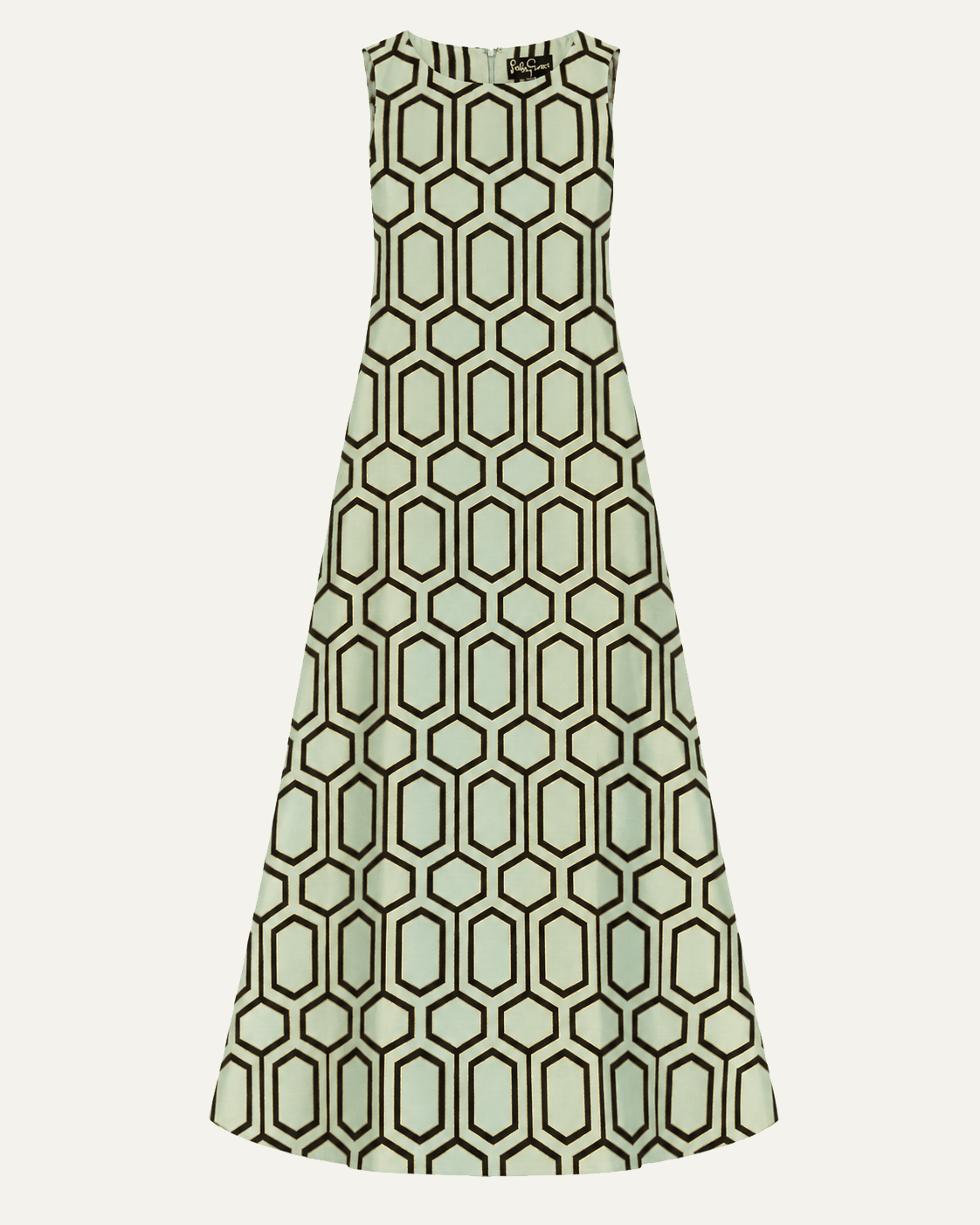 NATASHA dress Pavilion Mint - Lesley Evers-Dress-gown-natasha