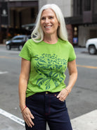 NELLIE graphic tee Serendipity Green - Lesley Evers - graphic - graphic tee - nellie