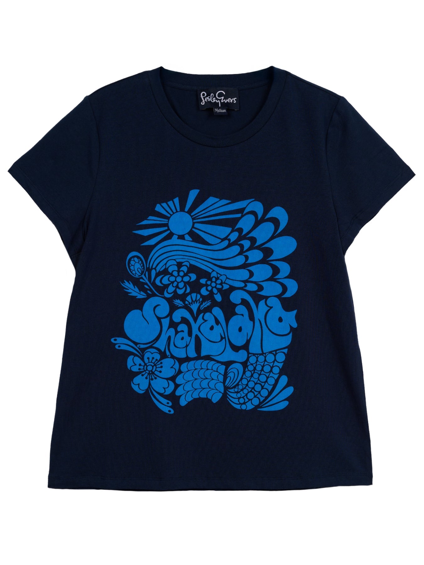 NELLIE graphic tee Shakalaka Navy - Lesley Evers - graphic - graphic tee - nellie