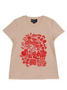 NELLIE graphic tee Shakalaka Peach - Lesley Evers - graphic - graphic tee - nellie