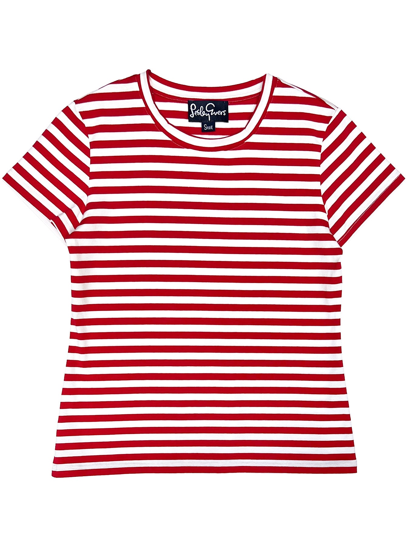 NELLIE tee Red and Ivory Stripe - Lesley Evers-Shop-Shop/All Products-Shop/Dresses