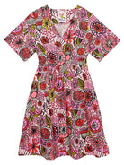 NINA dress Flower Fresco Pink - Lesley Evers - Dress - Nina - Shop