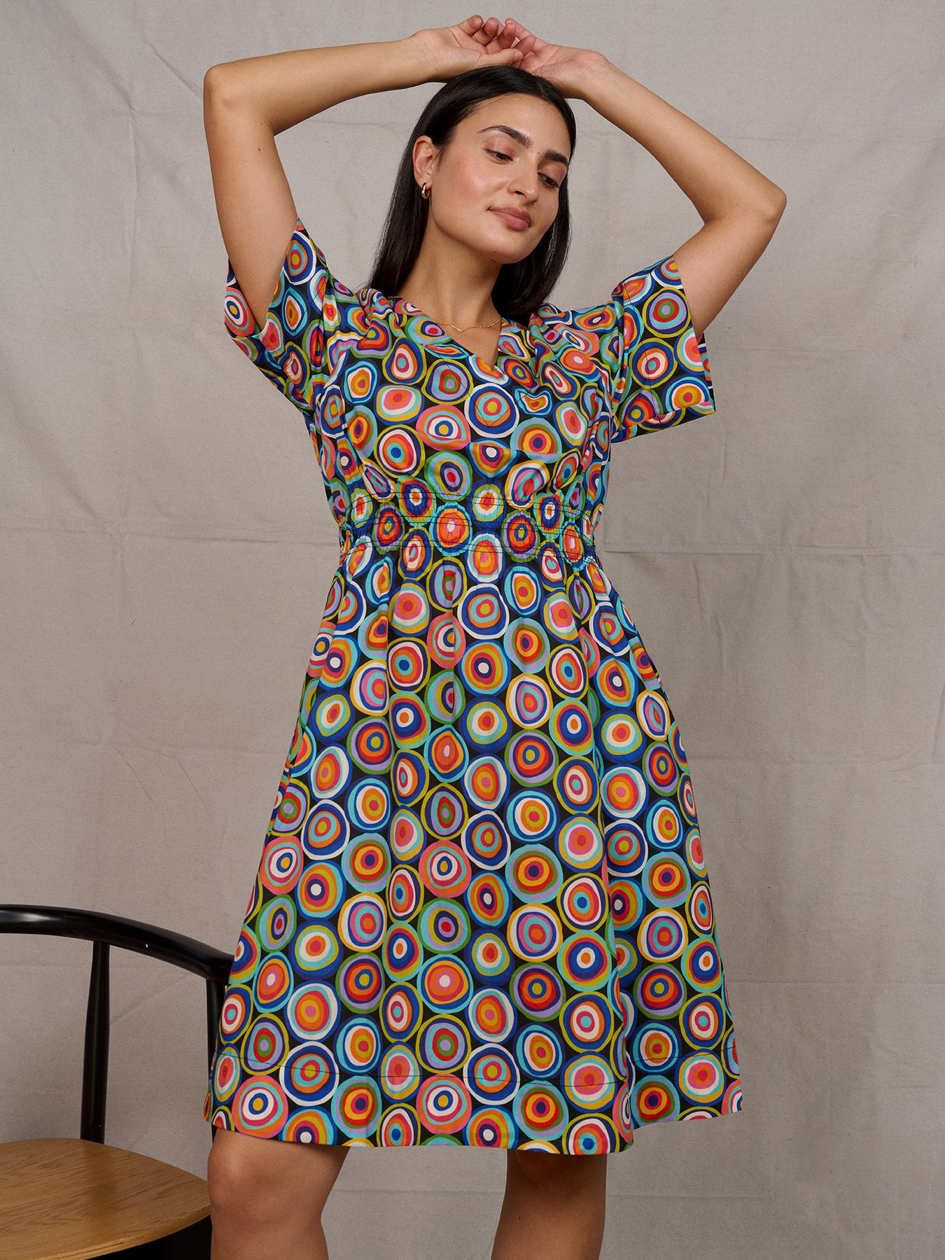 NINA dress Pismo Multi - Lesley Evers - Dress - Nina - Shop