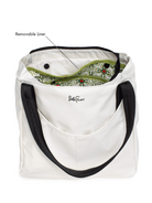 NORA tote Ivory - Lesley Evers - Accessories - carryon bag - Giftable