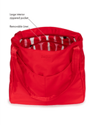 NORA tote Red - Lesley Evers - Accessories - carryon bag - Giftable