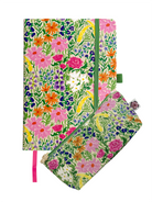 NOTEBOOK Flower Field - Lesley Evers-A5-A5 Notebook-cake