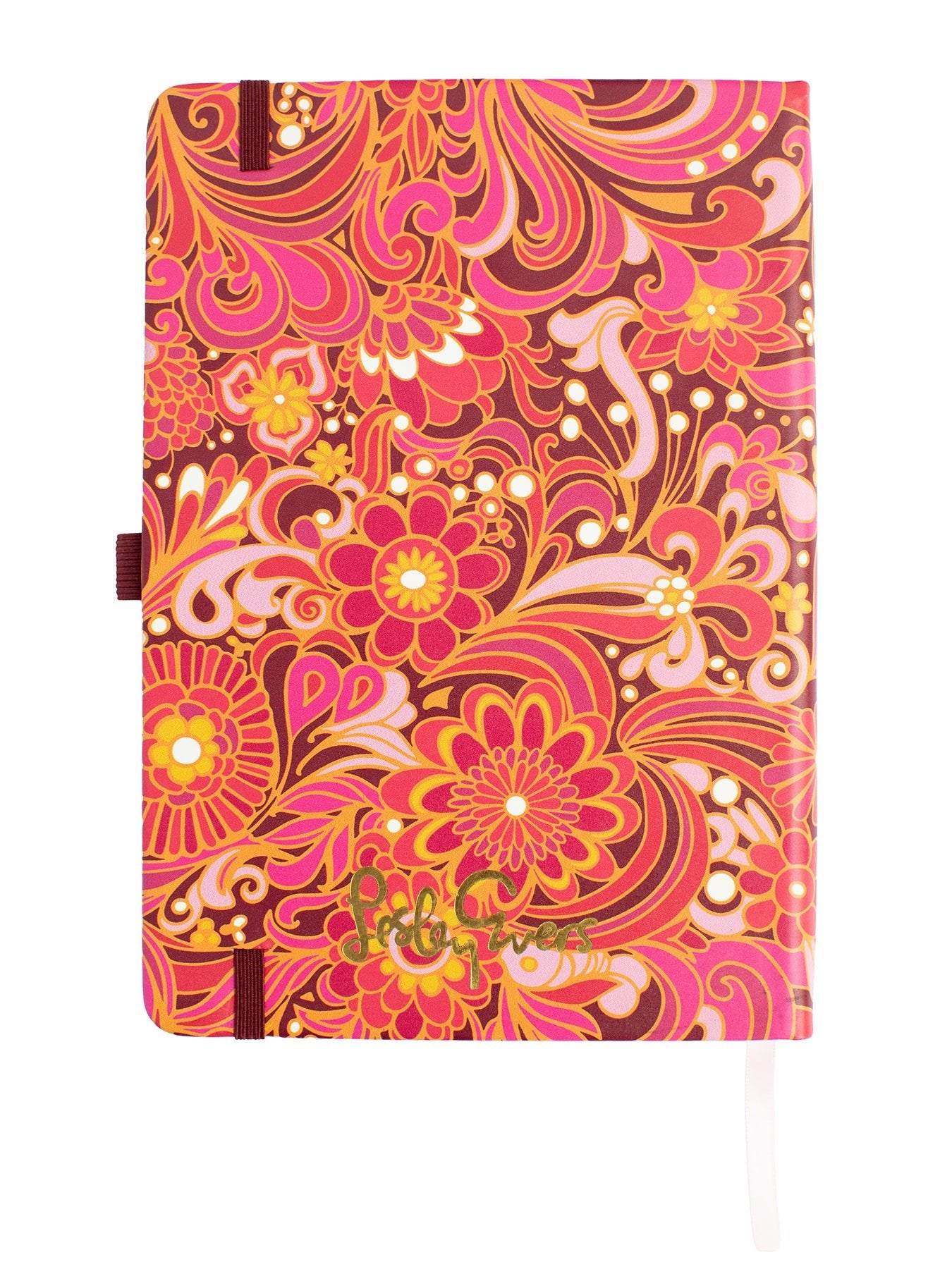 NOTEBOOK Flowerland Pink - Lesley Evers - A5 - A5 Notebook - Diary