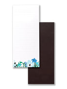 NOTEPAD SET Garden Oasis Blue - Lesley Evers - A5 - A5 Notebook - daffodils pink and green