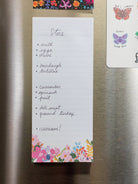 NOTEPAD SET Meadow Flower - Lesley Evers - A5 - A5 Notebook - daffodils pink and green