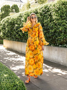 Ophelia Dress Camellia Yellow - L Ophelia Dress Camellia Yellow - L