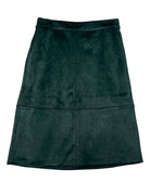 ORA skirt Forest Green Faux Suede - Lesley Evers - bottom - clothing - faux suede