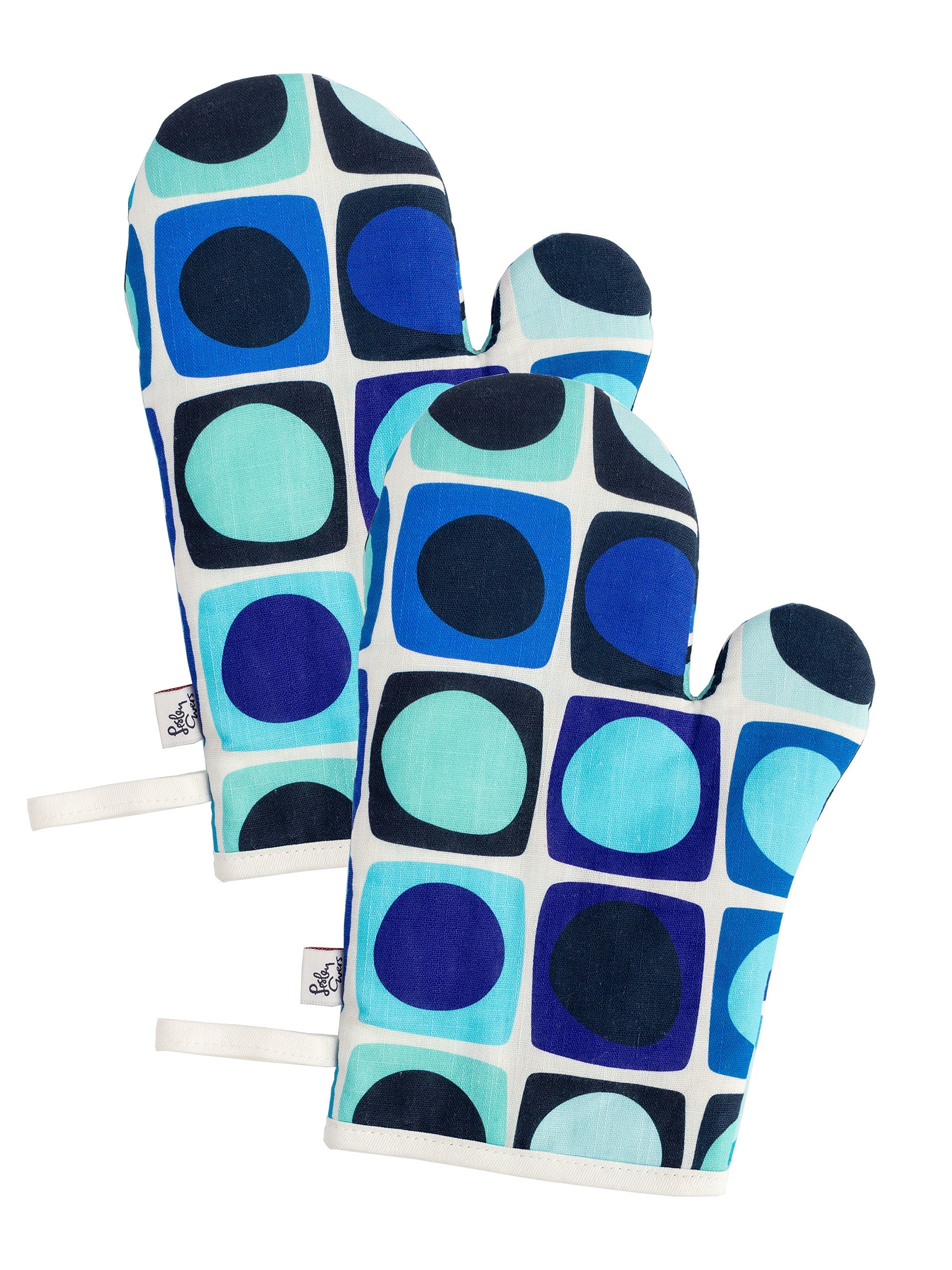 OVEN MITTS set of 2 Sea Glass Blue - Lesley Evers - Giftable - Home - hostess gift