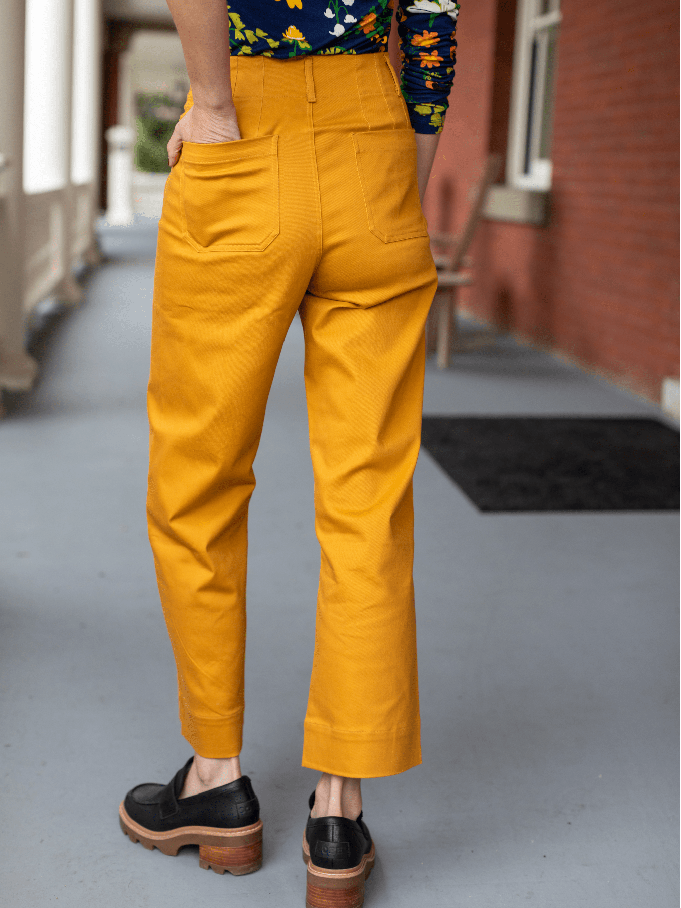 PARKER pant Mustard Yellow - Lesley Evers - mustard - mustard yellow - pant