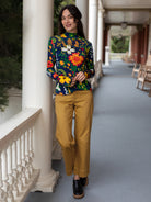 PARKER pant Mustard Yellow - Lesley Evers - mustard - mustard yellow - pant