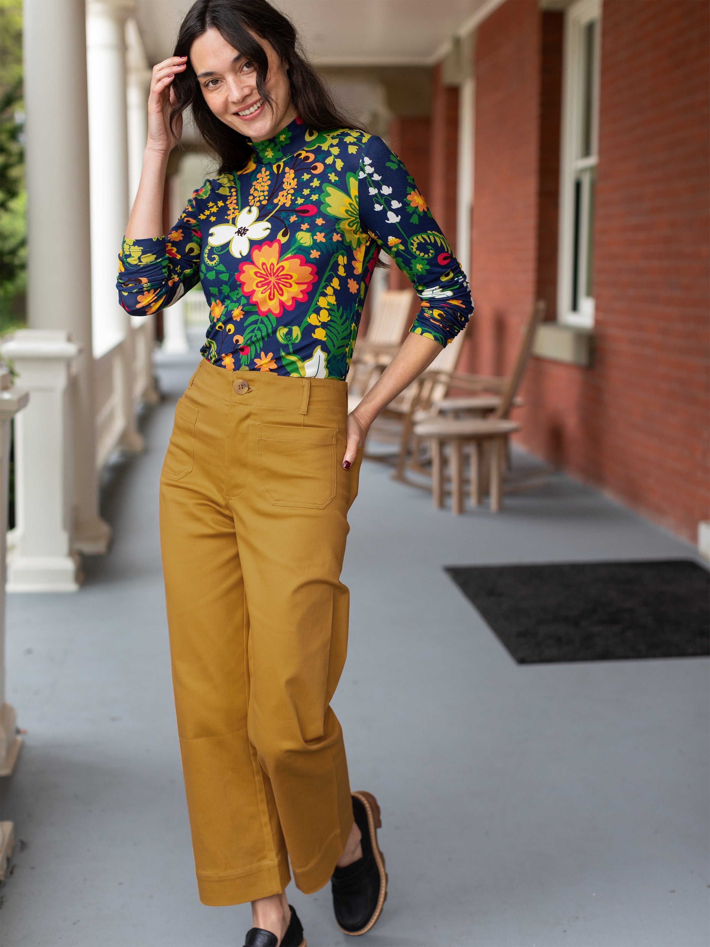 PARKER pant Mustard Yellow - Lesley Evers - mustard - mustard yellow - pant