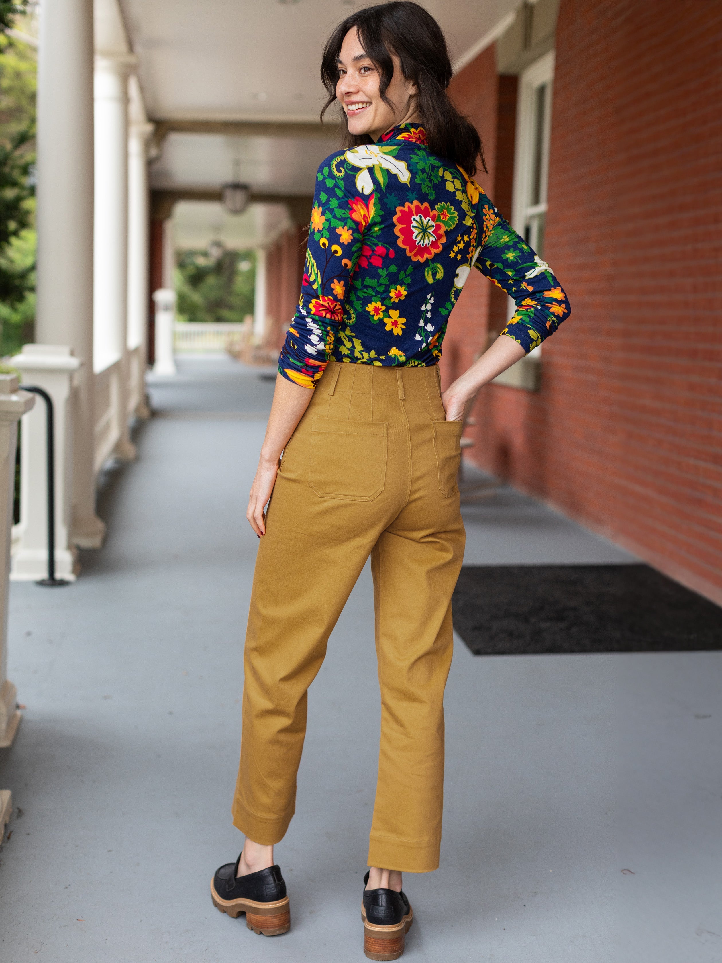PARKER pant Mustard Yellow - Lesley Evers - mustard - mustard yellow - pant