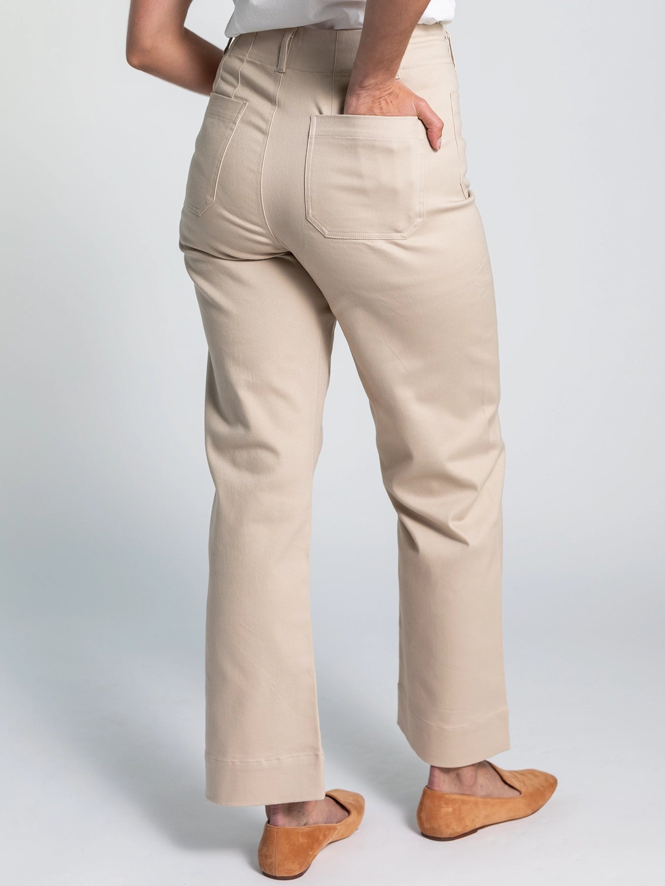 PARKER pant Sand - Lesley Evers - BBQ - pant - Pants