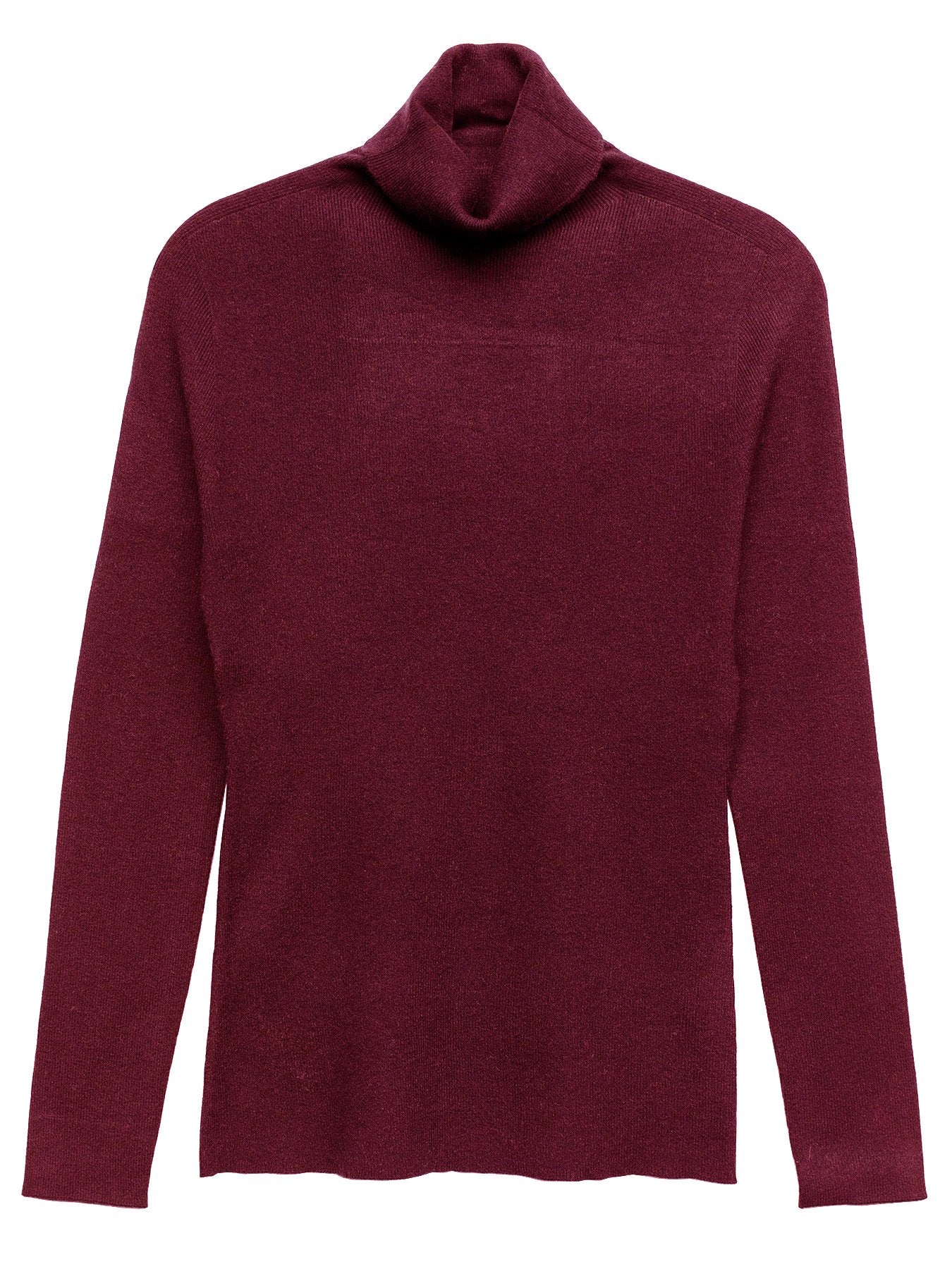 PAULINA turtleneck sweater Burgundy - Lesley Evers - Shop - Shop/All Products - Shop/Separates