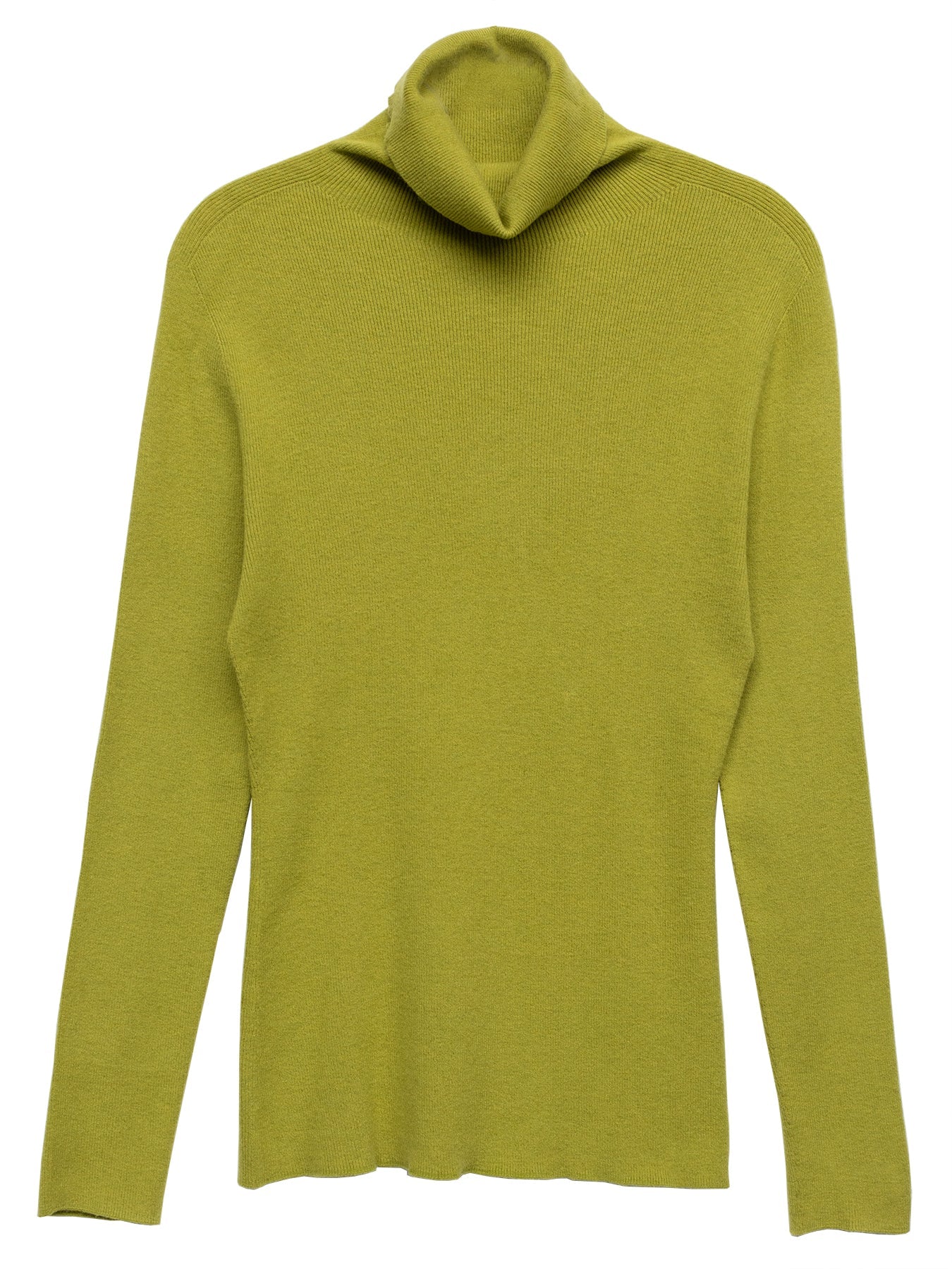 PAULINA turtleneck sweater Green - Lesley Evers - Shop - Shop/All Products - Shop/Separates