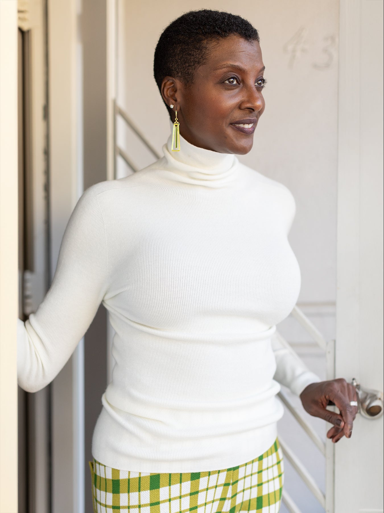 PAULINA turtleneck sweater White - Lesley Evers - Shop - Shop/All Products - Shop/Separates