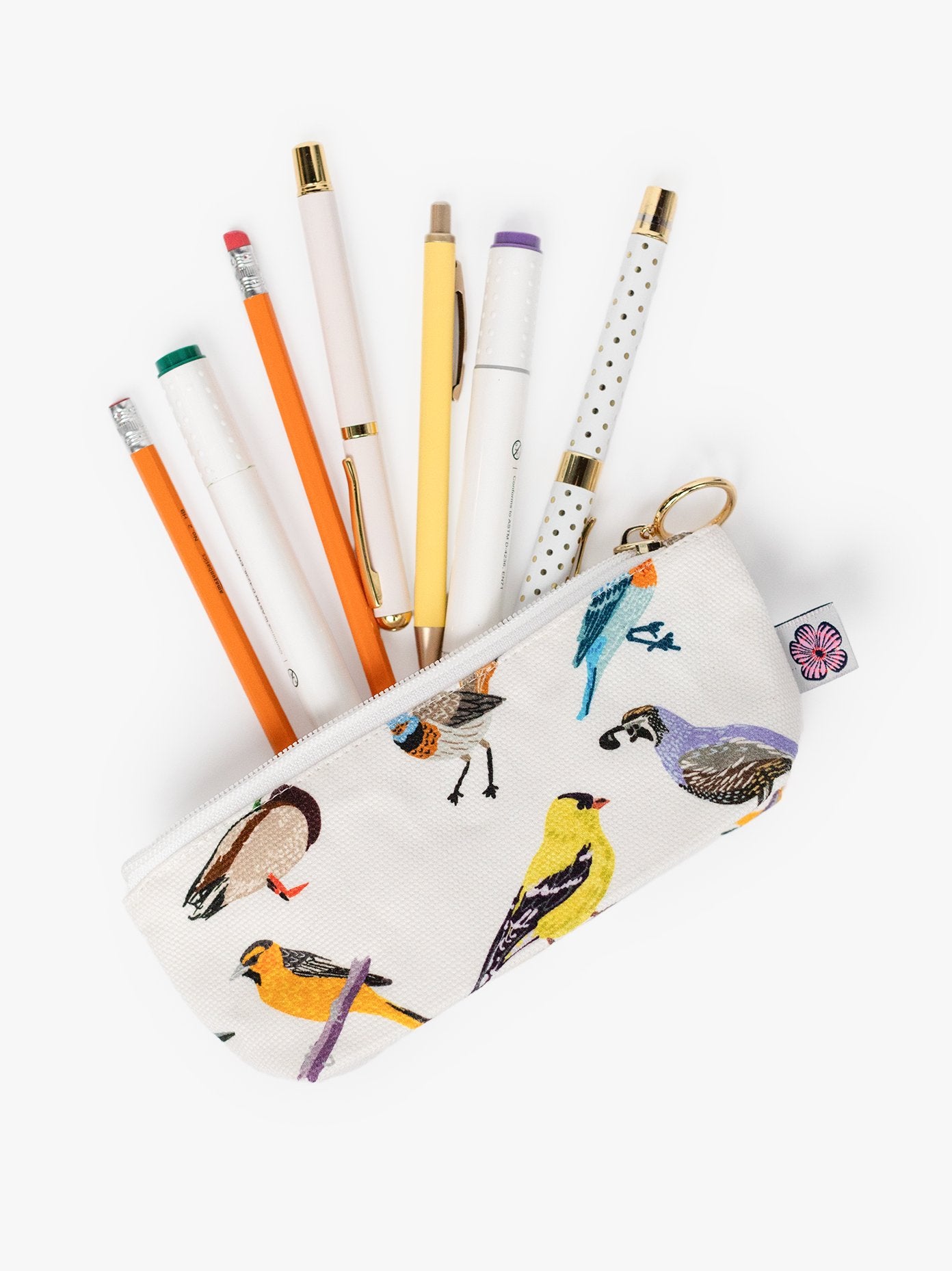 Pencil Pouch Birds - Lesley Evers - Accessories - Bonnie cover - Giftable