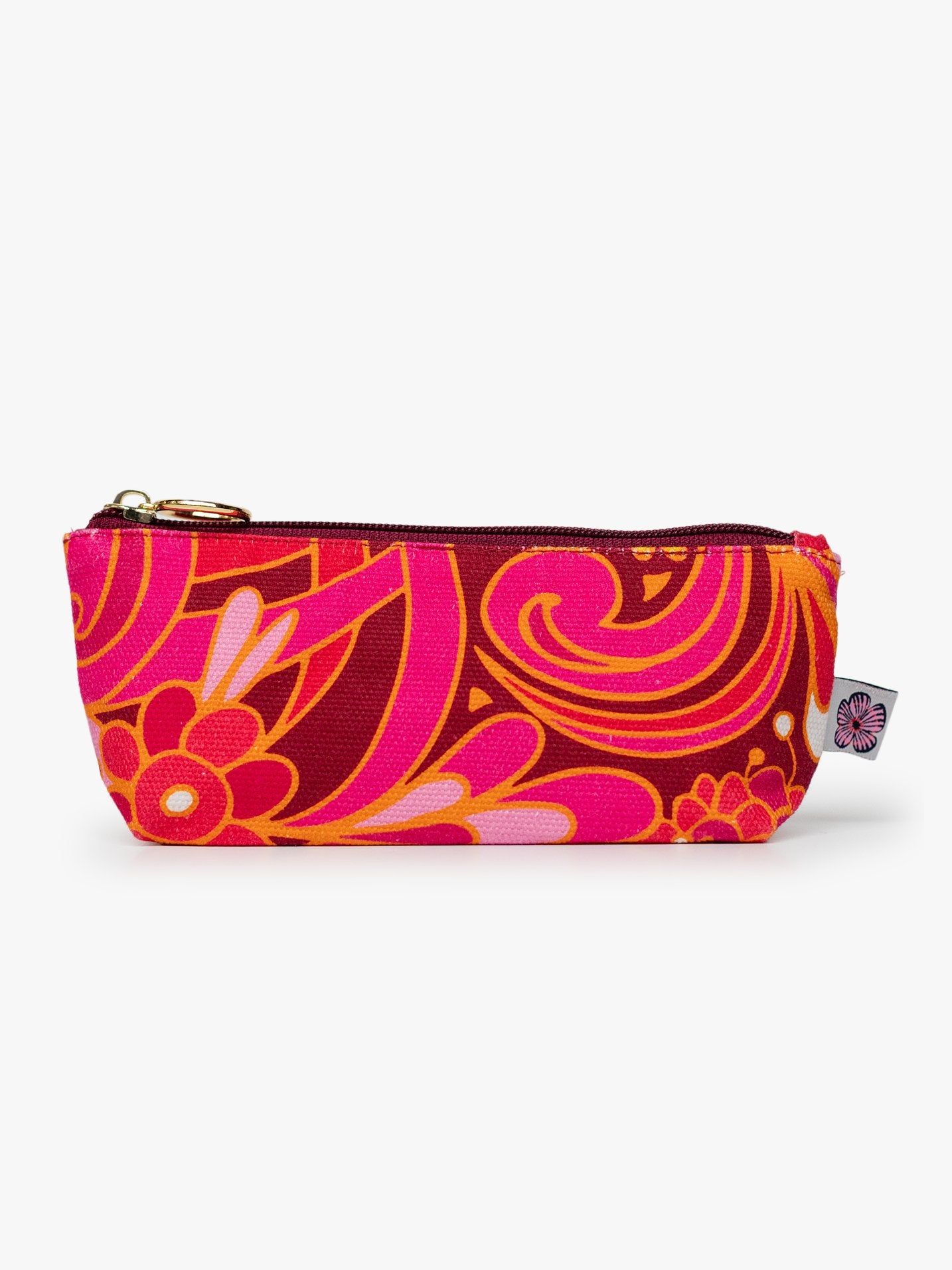 Pencil Pouch Flowerland Pink - Lesley Evers - Accessories - Bonnie cover - Giftable