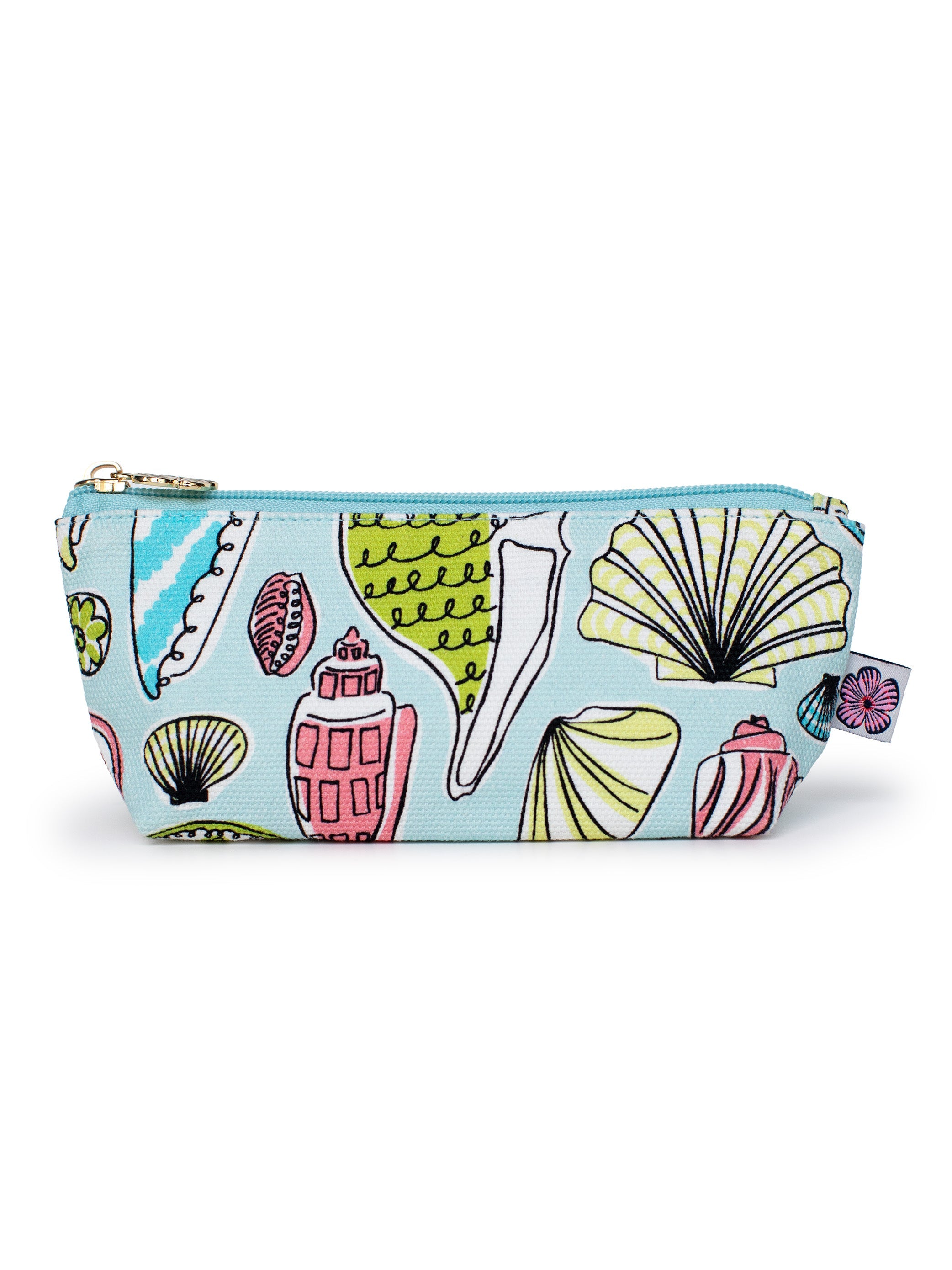 Pencil Pouch Seashells - Lesley Evers - Accessories - Bonnie cover - garden party