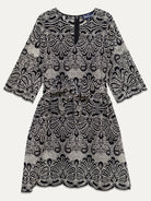 PENELOPE dress Black Eyelet - Lesley Evers-cotton dress-dress-eyelet