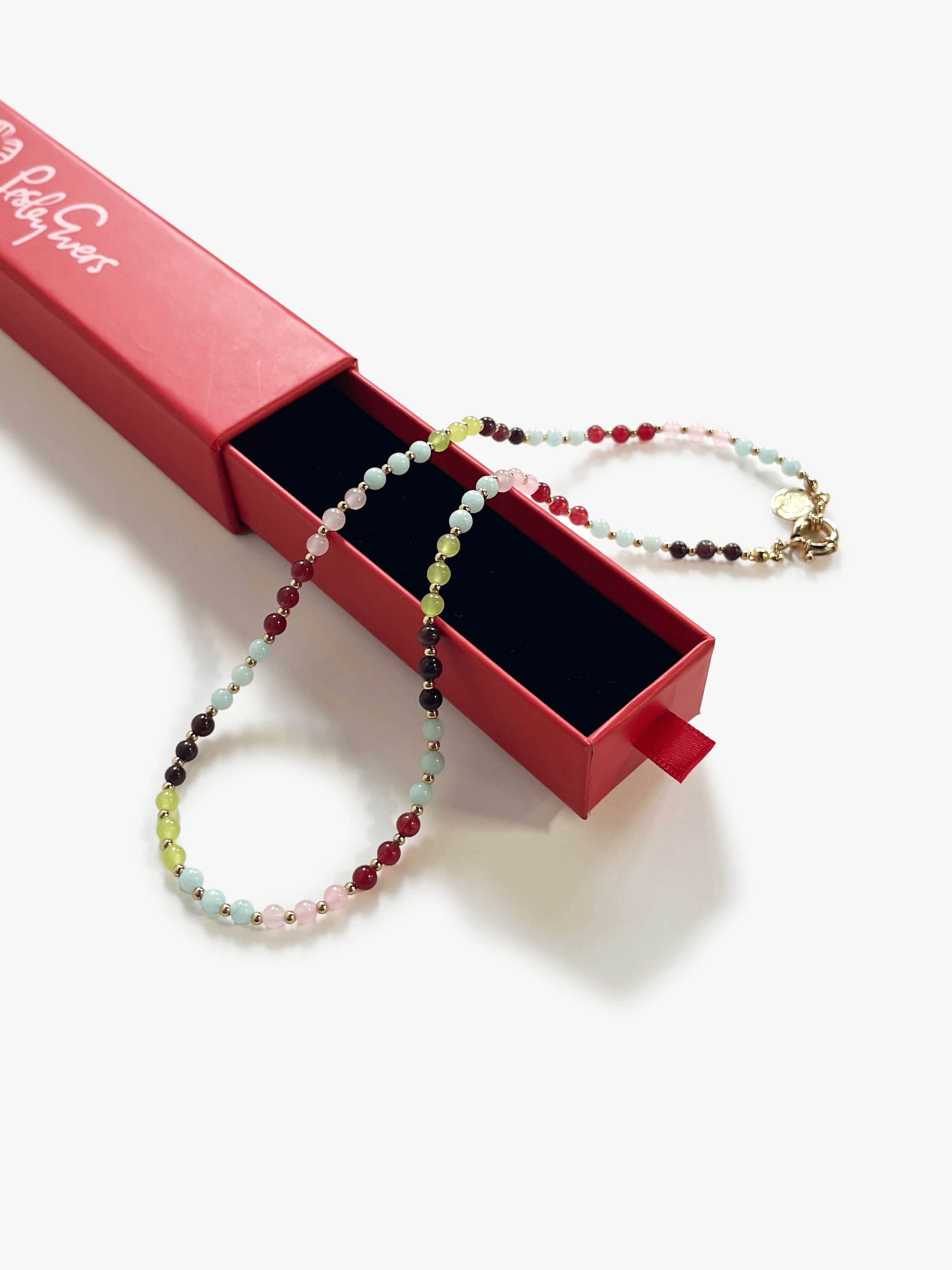 Petite Stone Necklace Verbena - Lesley Evers - Accessories - accessory - new