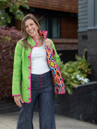 PETRA quilted coat Gems - Lesley Evers - Best Seller - coat - outerwear