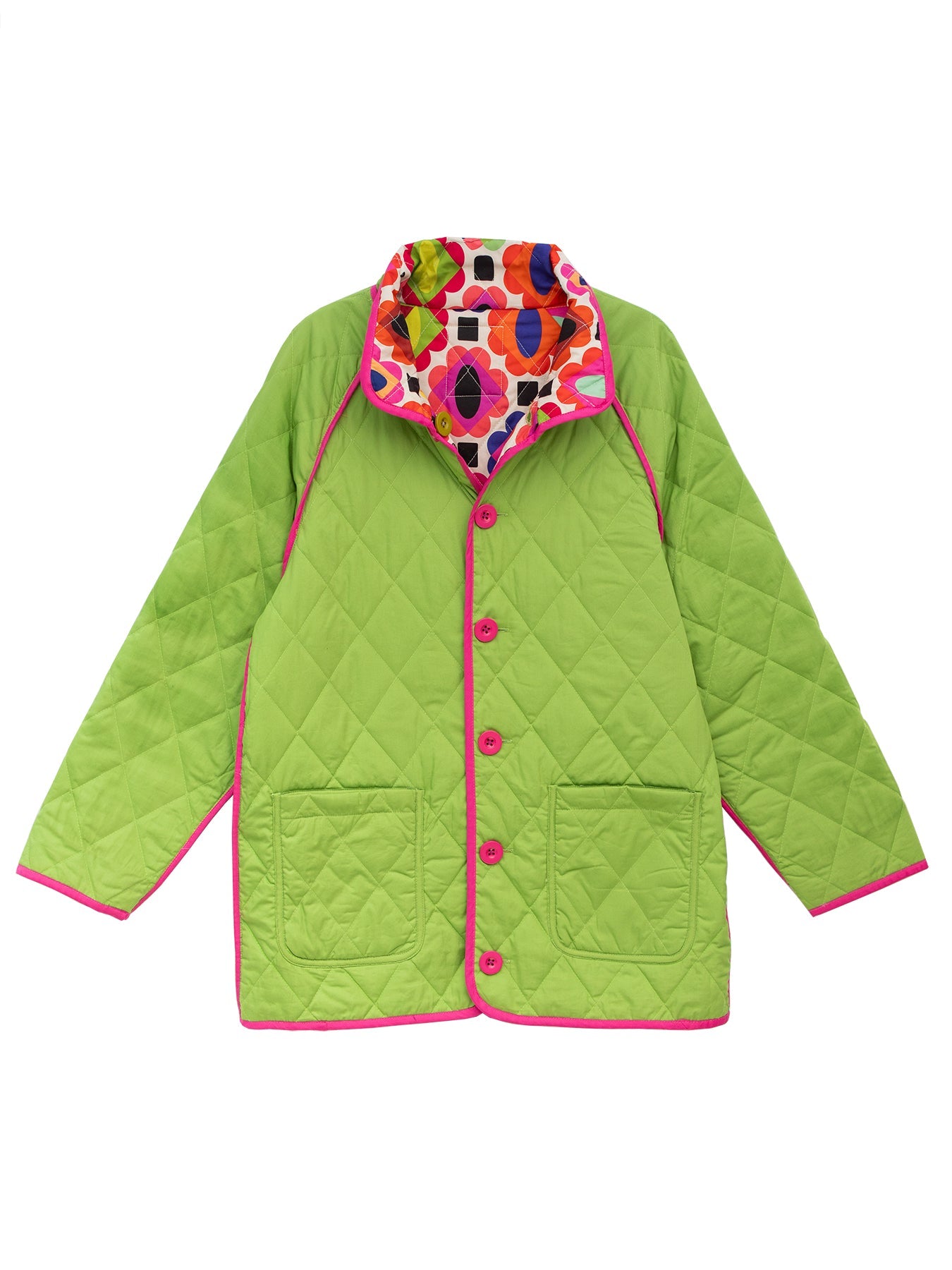 PETRA quilted coat Gems – Lesley Evers