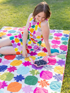 PICNIC BLANKET Carousel - Lesley Evers - beach - beach blanket - outdoor