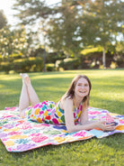 PICNIC BLANKET Carousel - Lesley Evers - beach - beach blanket - outdoor