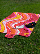 PICNIC BLANKET Pink Wave - Lesley Evers - beach - beach blanket - outdoor