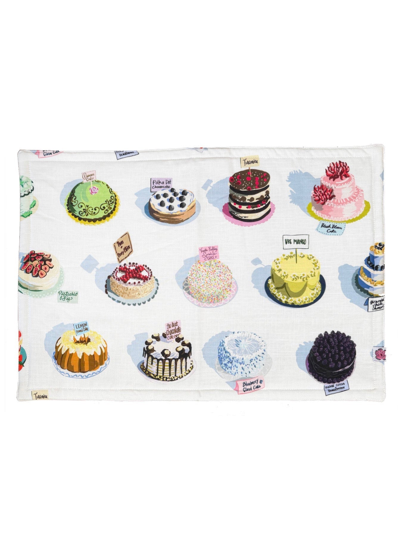 PLACEMATS set of 4 Cakes - Lesley Evers - bird - birds - Giftable