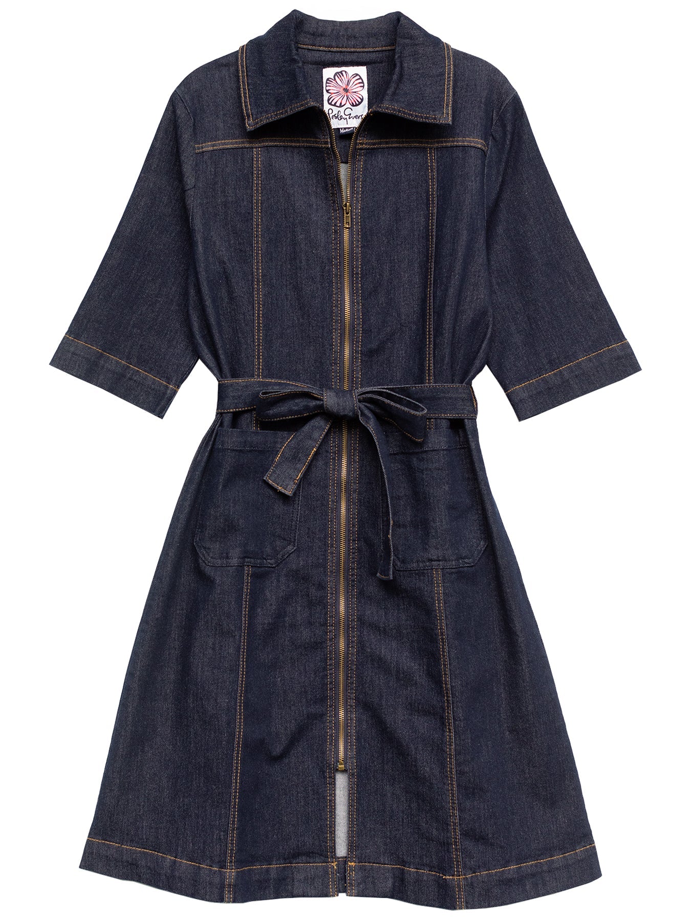 POLLY dress Denim - Lesley Evers - denim - Dress - Shop