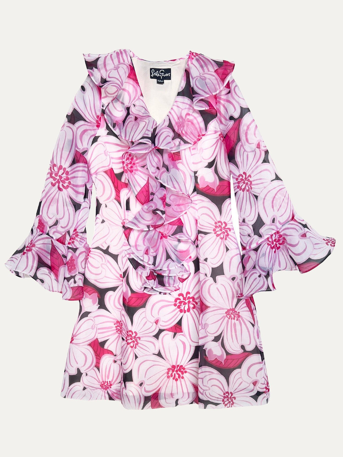 POPPY dress Dogwood Pink - Lesley Evers-dogwood-dogwood pink-Dress