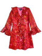 POPPY dress Flowerland Pink - Lesley Evers - dogwood - Dress - Shop