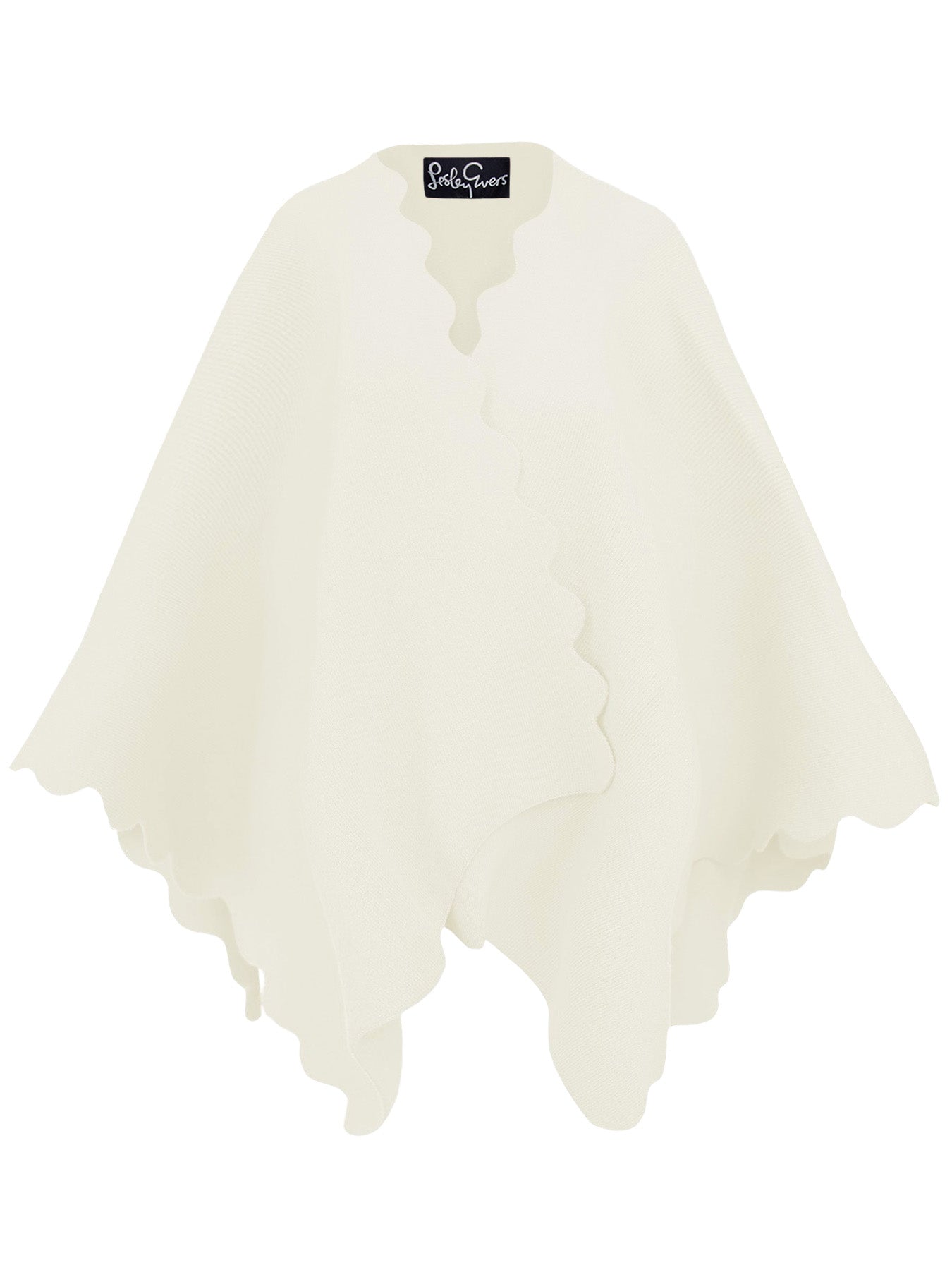 PORTIA cape Ivory - Lesley Evers - Accessories - cape - cardigan