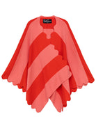 PORTIA cape Strawberry Stripe - Lesley Evers - Accessories - cape - cardigan