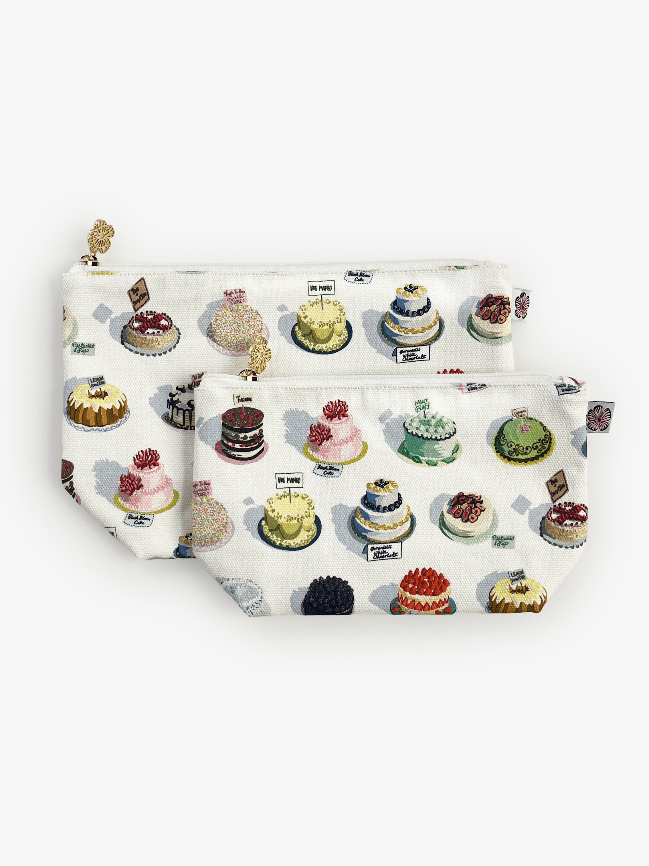 Pouch Set Cakes - Lesley Evers - Accessories - Bonnie cover - garden party