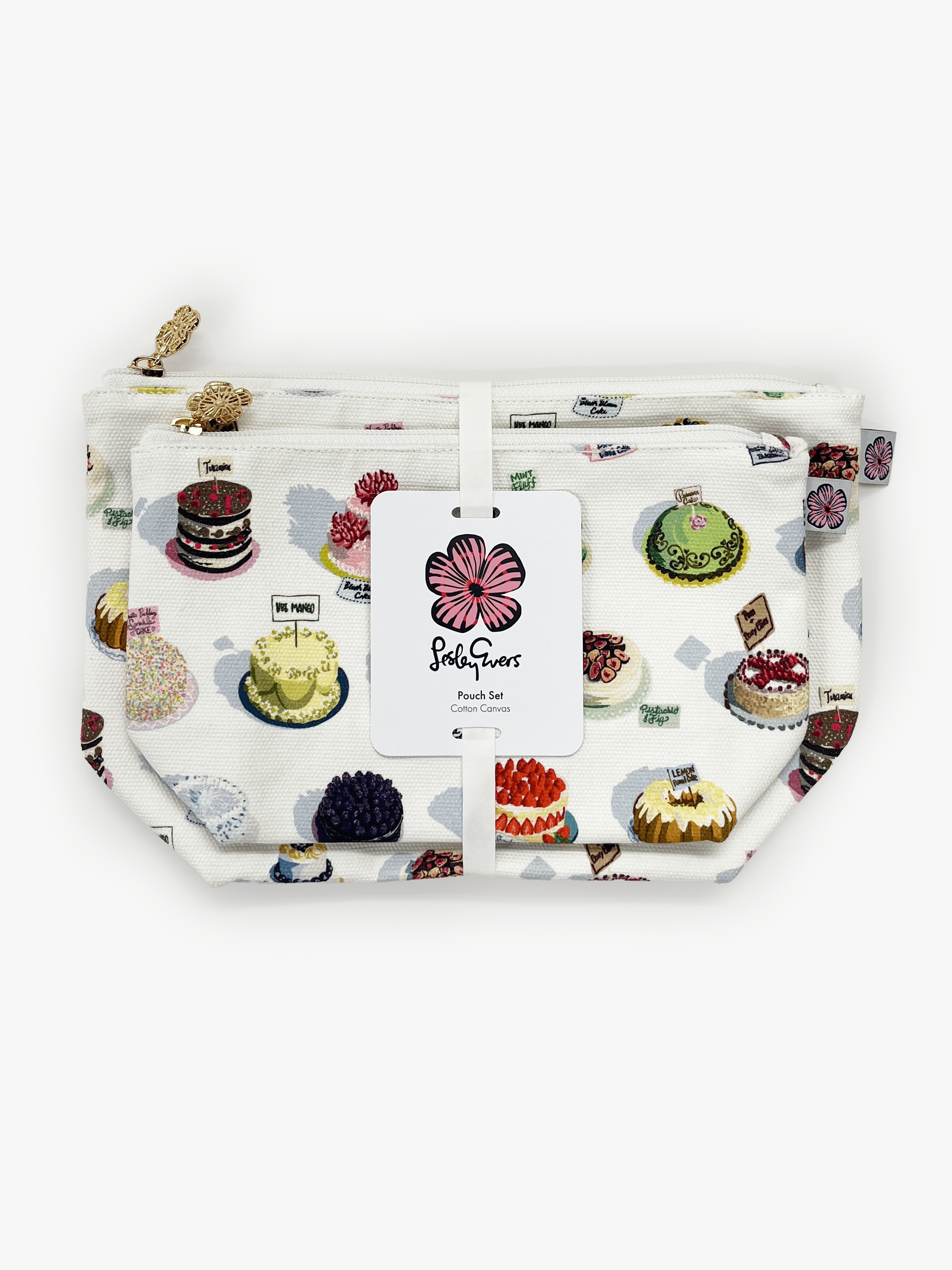 Pouch Set Cakes - Lesley Evers - Accessories - Bonnie cover - garden party