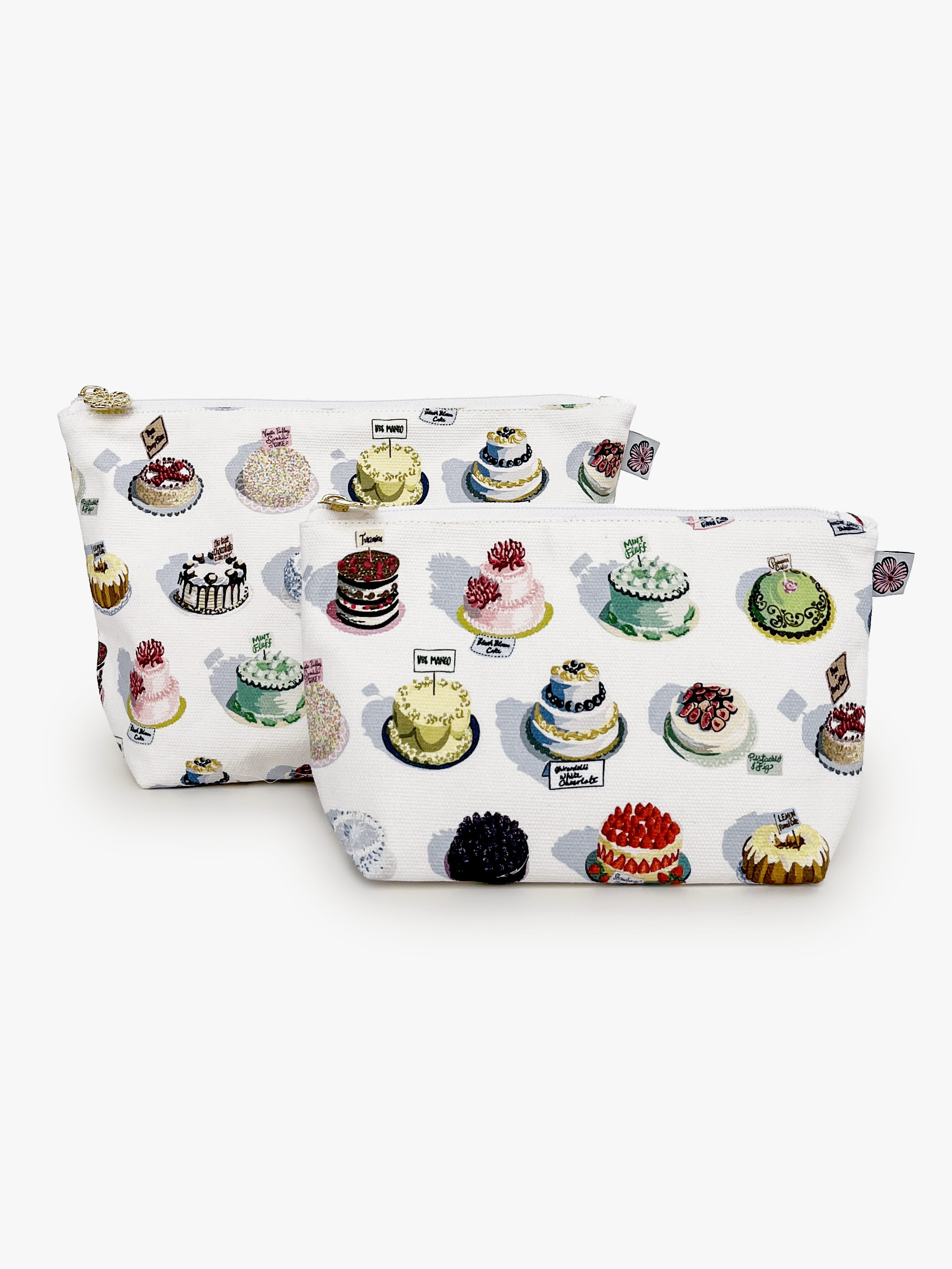 Pouch Set Cakes - Lesley Evers - Accessories - Bonnie cover - garden party