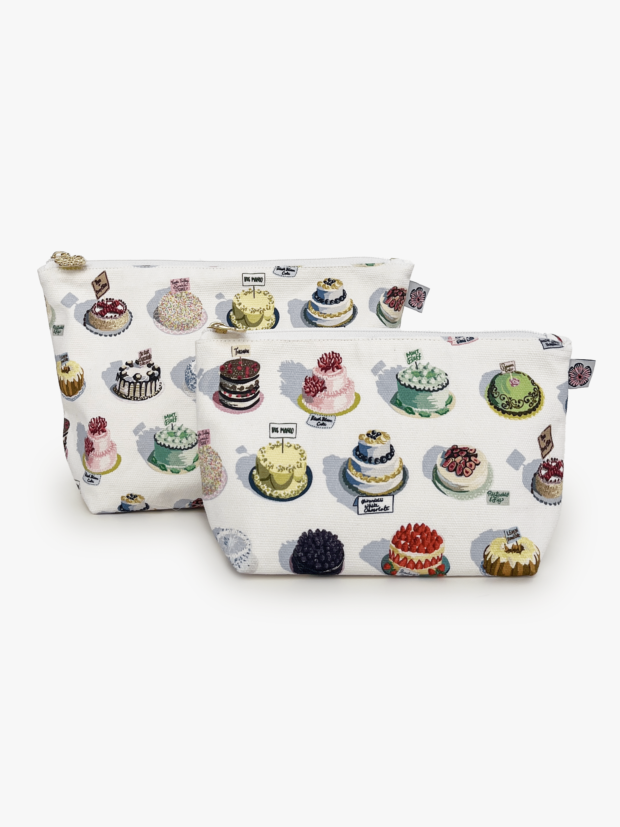 Pouch Set Cakes - Lesley Evers - Accessories - Bonnie cover - garden party