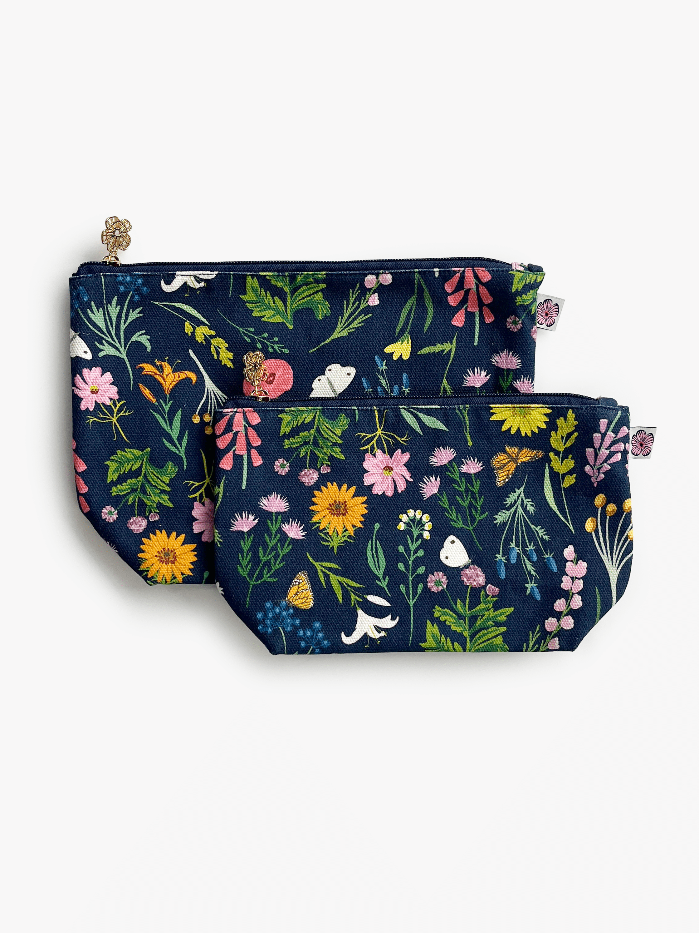Pouch Set Prairie Posy - Lesley Evers - Accessories - Bonnie cover - garden party