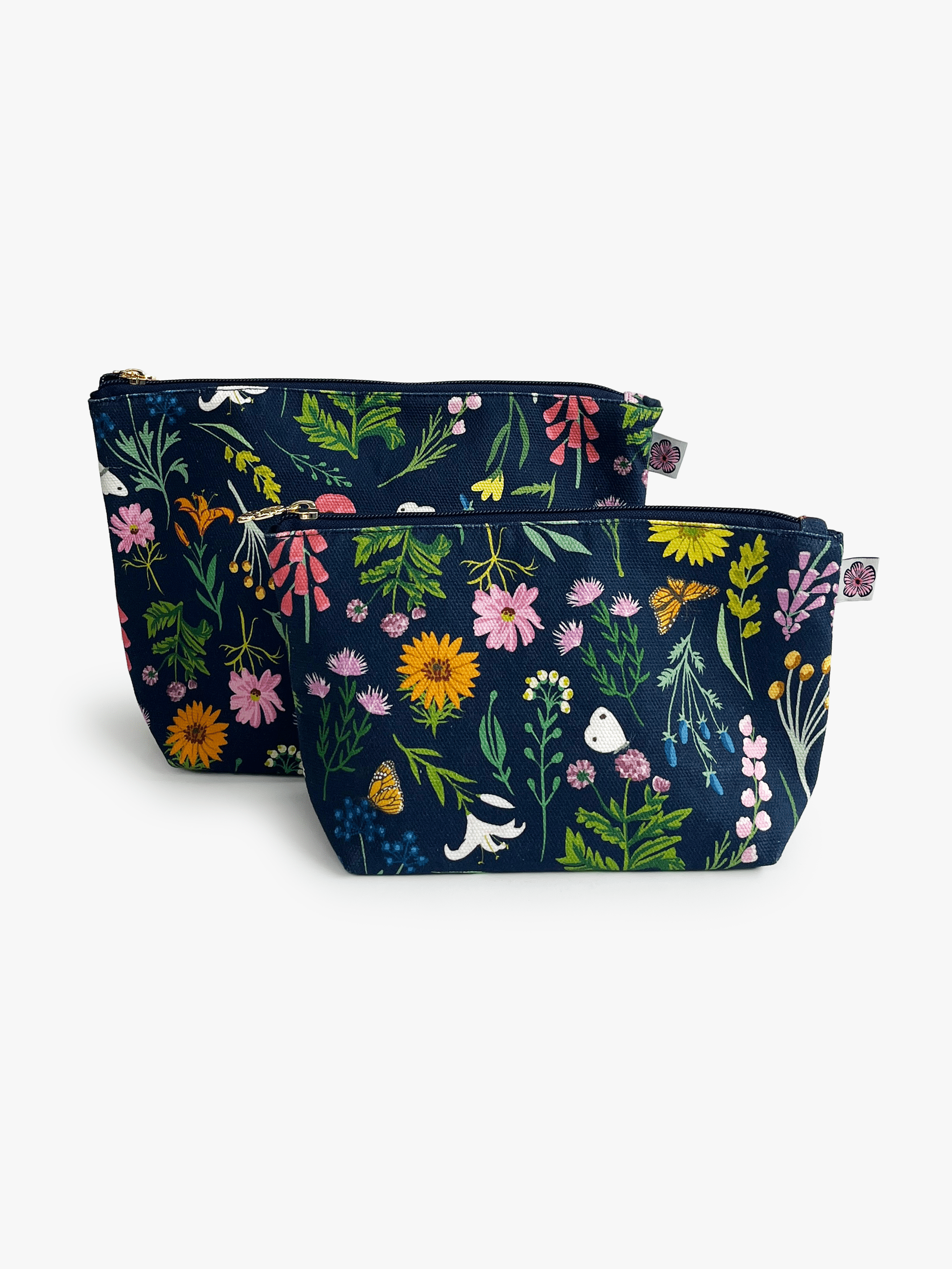 Pouch Set Prairie Posy - Lesley Evers - Accessories - Bonnie cover - garden party