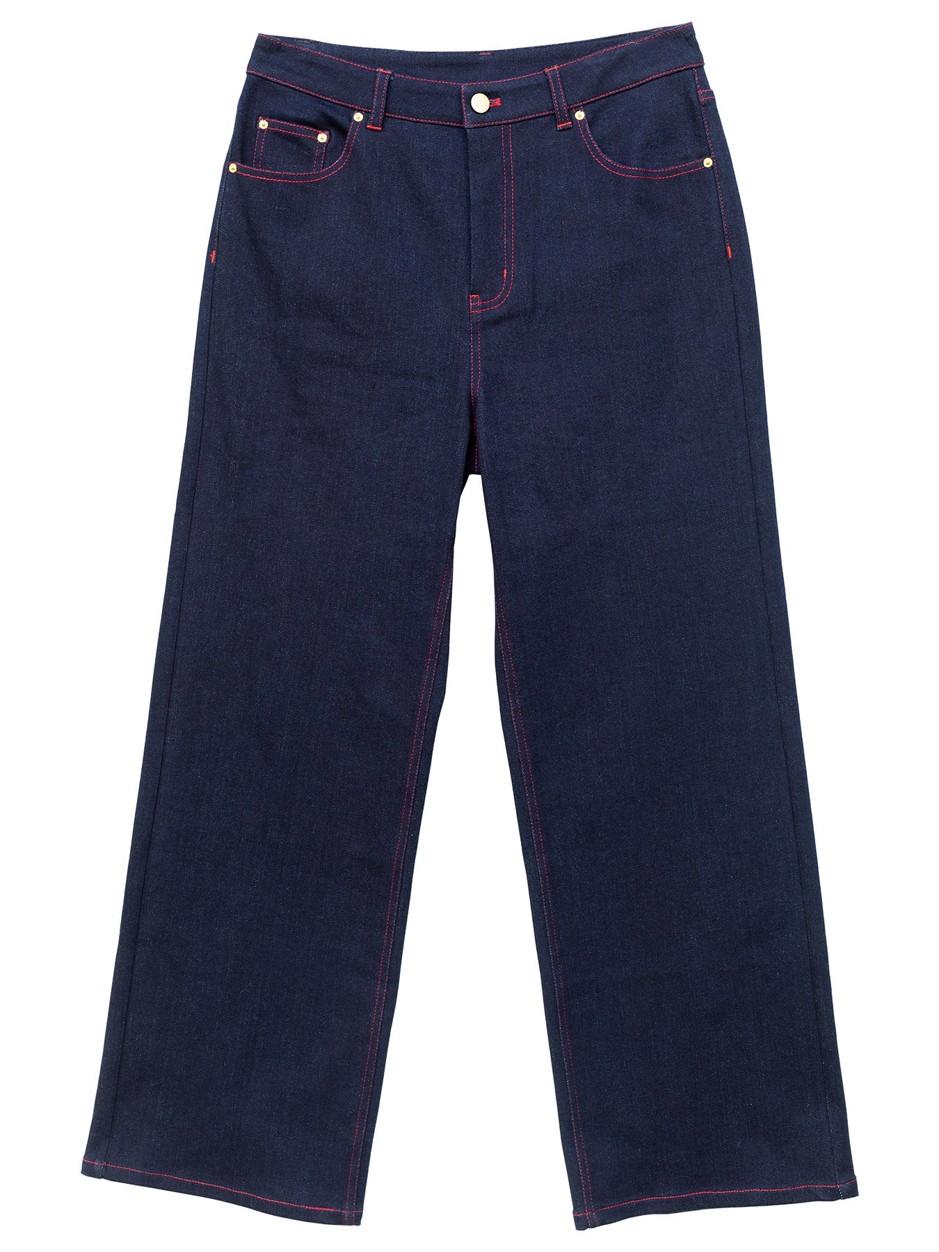 QUINN jeans Indigo Denim - Lesley Evers - blue pant - Bottoms - cotton pants