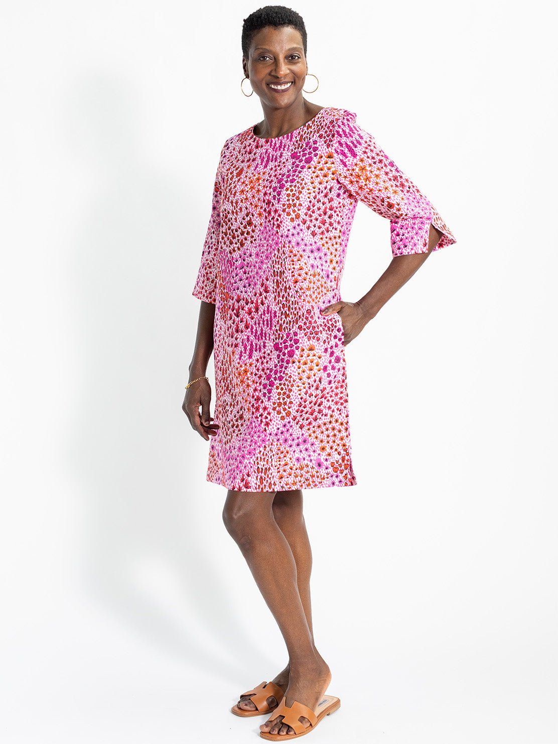 RACHEL dress May Flowers Pink - Lesley Evers - new - rachel - Shop